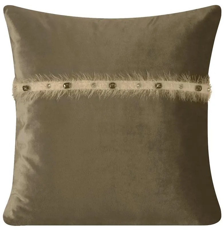 Obliečka na vankúš Tiana/02 45x45 hnedá 222838