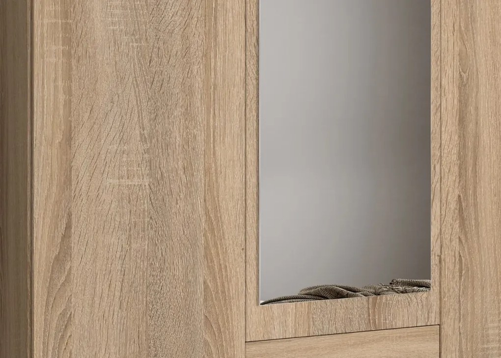 Šatníková skriňa Karl, dub sonoma