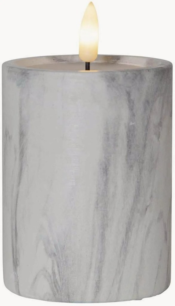 Stĺpová LED sviečka's časovačom Flame Marble