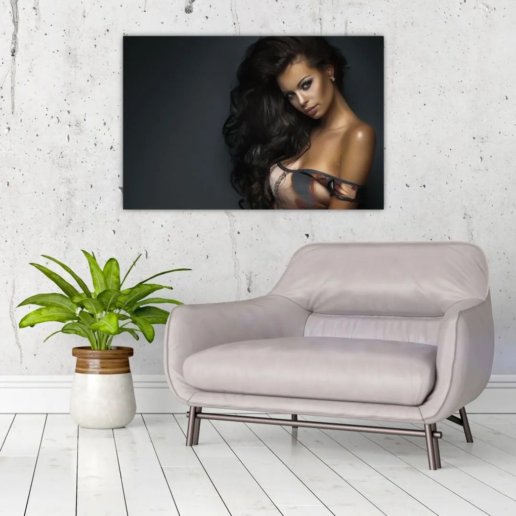 Obraz - Portrét zvodnej ženy (90x60 cm)
