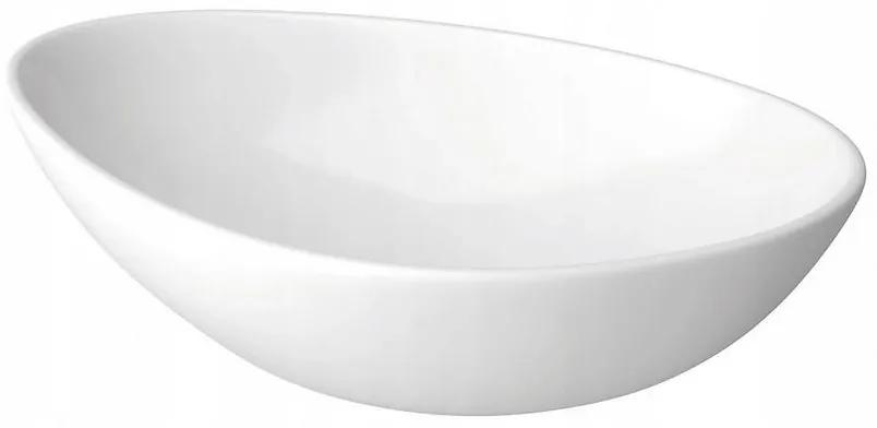 Cersanit Moduo - asymetrické umývadlo na dosku 56,5 x 36,5 cm, biela, K116-052