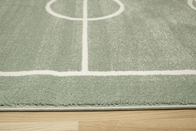 Koberec Lima 6333B zelený / krémový, ihrisko