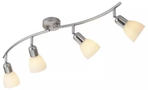 JUST LIGHT. 11954-55 - Bodové svietidlo KARO 4xE14/40W/230V matný chróm