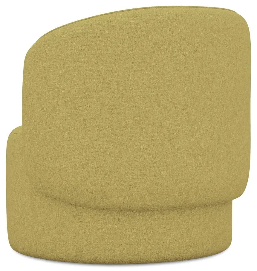 Kreslo v horčicovej farbe Ipo – Makamii