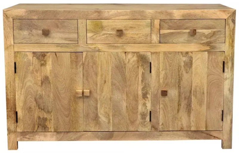 Komoda Hina 140x90x45 z mangového dreva Mango natural