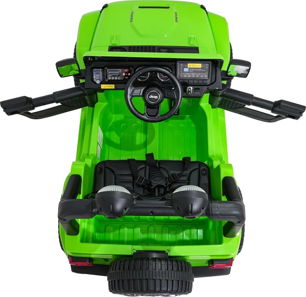 Ramiz Jeep Wrangler Rubicon LIFT elektrické autíčko pre deti zelené