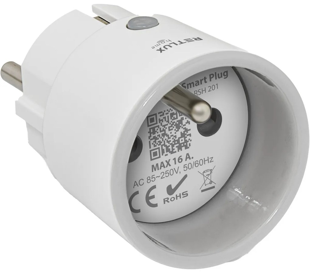 Retlux RSH 201 Inteligentná zásuvka s Wi-Fi a Bluetooth pripojením