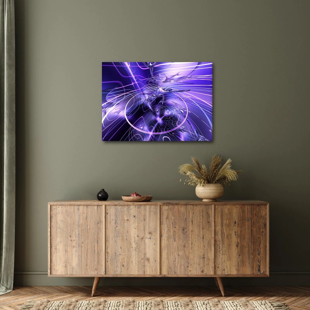 Obraz technické abstrakcie (70x50 cm)