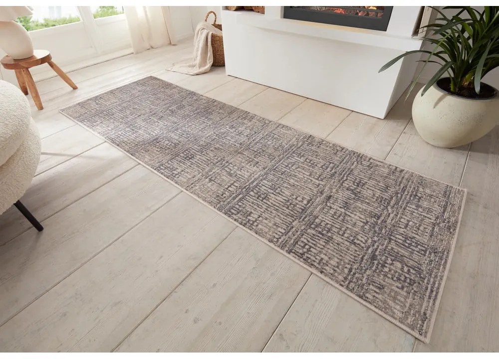 Sivý behúň 80x200 cm Terrain – Hanse Home