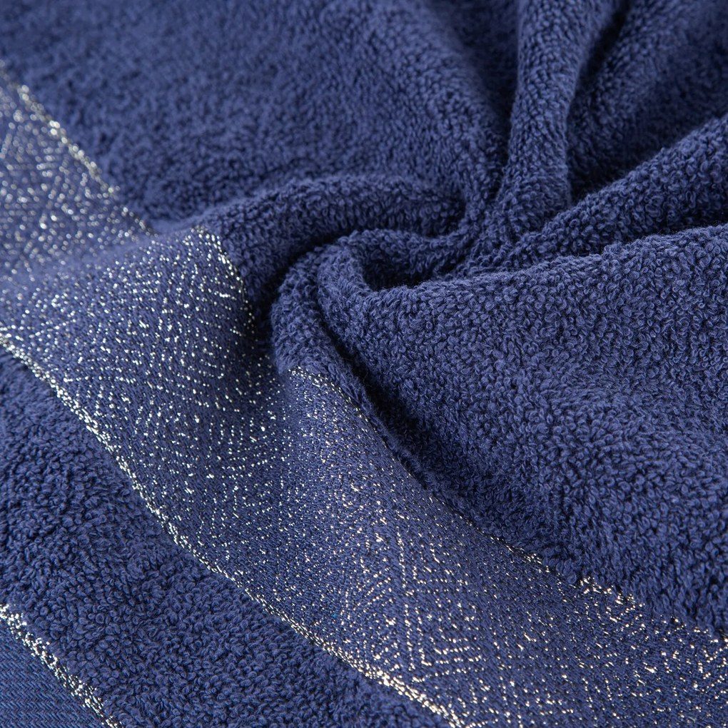 FROTÉ UTERÁK NESSY 50X90 CM TMAVOMODRÁ