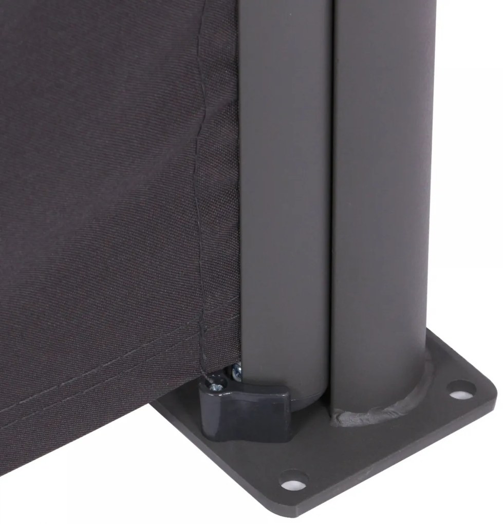 Bočná markíza Lovington - 180 x 300 cm, hliník antracit