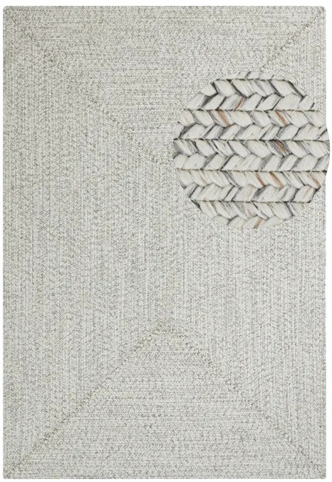 Koberec Hanse Home Braided Trenzado melanž, svetlý