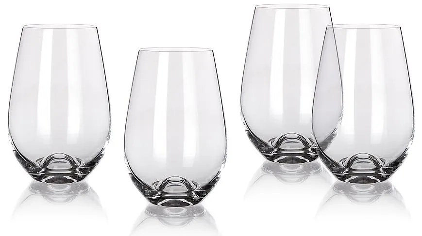 Poháre na víno 4 ks. komplet 370 ml