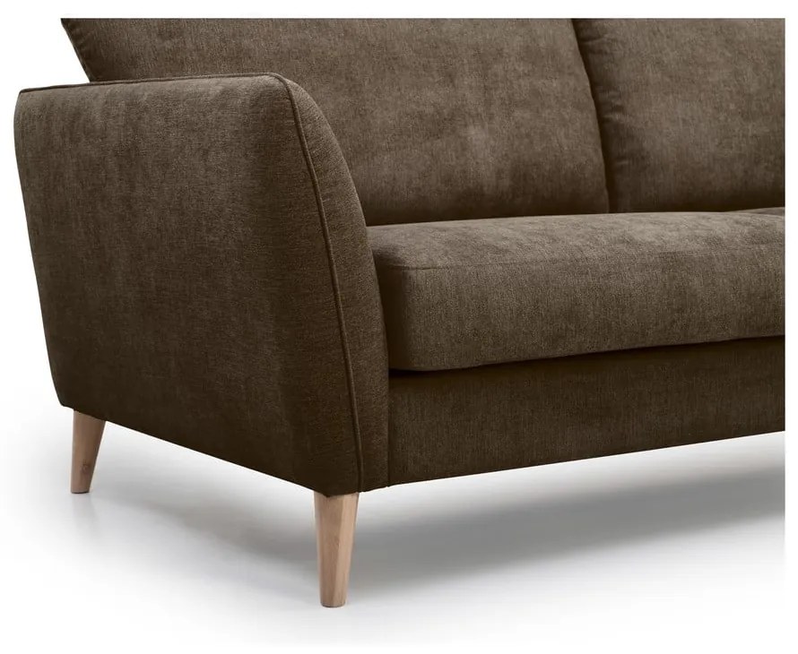 Hnedá pohovka 206 cm Oslo - Scandic