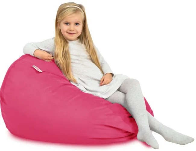 Plyšový sedací vak SAKO Ružový