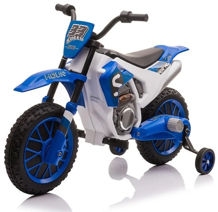LEAN CARS Elektrická motorka XMX616 - modrá - 2x35W - 1x12V7Ah - 2021