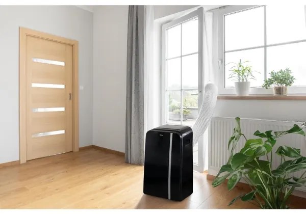 Sencor - Inteligentná mobilná klimatizácia 3v1 1450W/230V 12000 BTU Wi-Fi čierna + DO