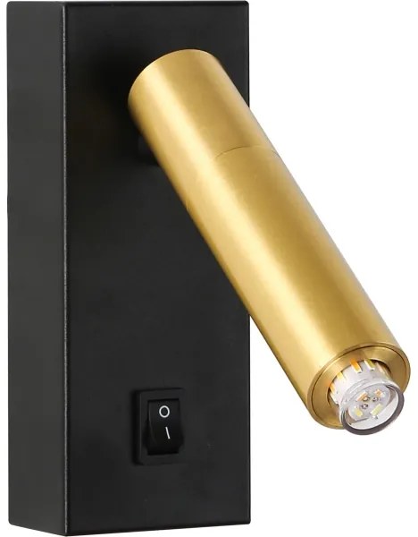 Brilagi - LED Nástenné bodové svietidlo MAYA 1xG9/4W/230V čierna/zlatá