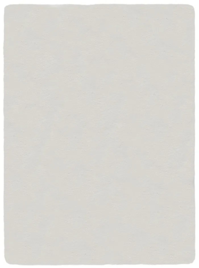 Biela syntetická kožušina 200x290 cm Ivy Luxury Fur – Flair Rugs