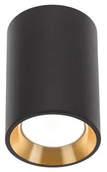 Bodové svietidlo CHLOE 1xGU10/35W/230V okrúhly čierna/zlatá