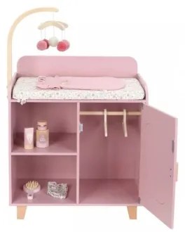 Little Dutch - Drevený prebaľovací pult pre bábiky Soft Flowers