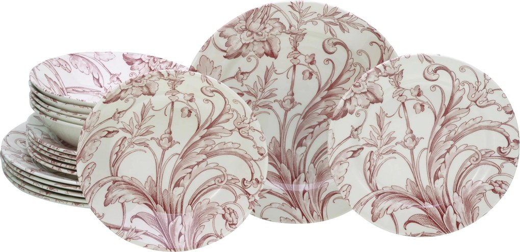 XXXLutz JEDÁLENSKÝ SERVIS Venecia Blue 18-dielne Creatable - Online Only bytové doplnky - 007768060002