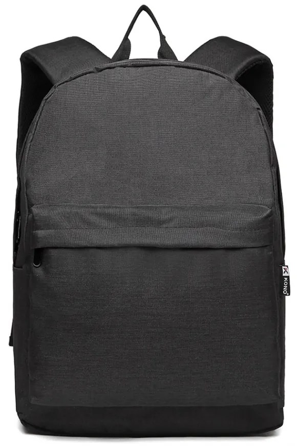 Konofactory Čierny ľahký batoh do školy "Basic" 12L