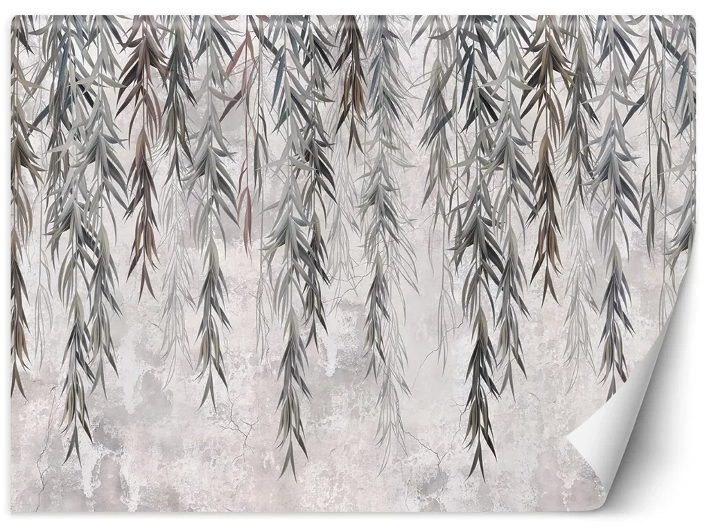 Gario Fototapeta Tropické rastliny v šedej farbe Materiál: Vliesová, Rozmery: 450 x 315 cm