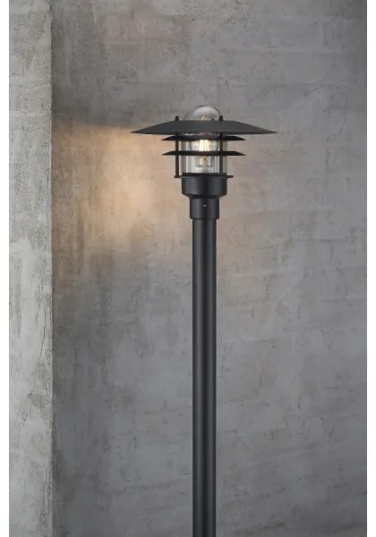Nordlux - Vonkajšia lampa LONSTRUP 1xE27/60W/230V IP44 čierna 116 cm