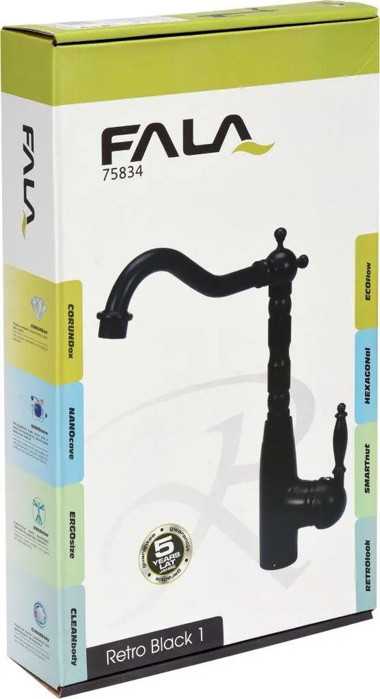 Fala Batéria drezová Retro Black 1 TO-75834