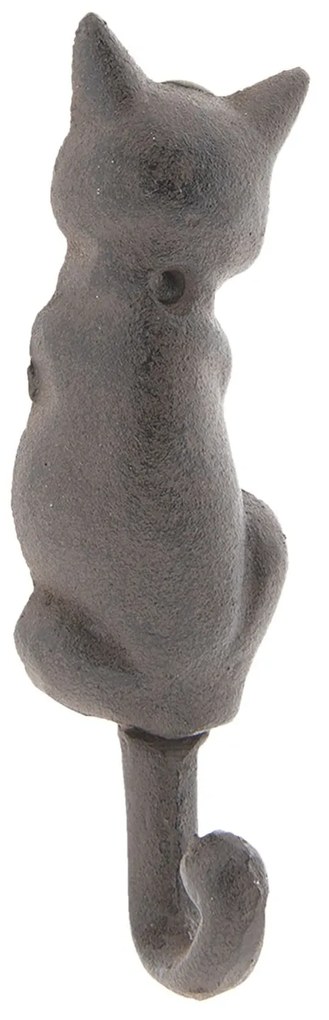 Nástenný kovový háčik mačka - 5 * 3 * 17 cm