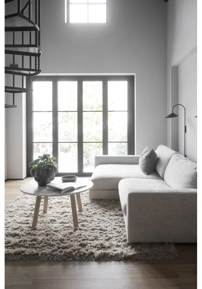 Krémová rohová pohovka (ľavý roh) Duncan – Rowico