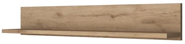 Nástenná polica RANI 90x15 cm hnedá