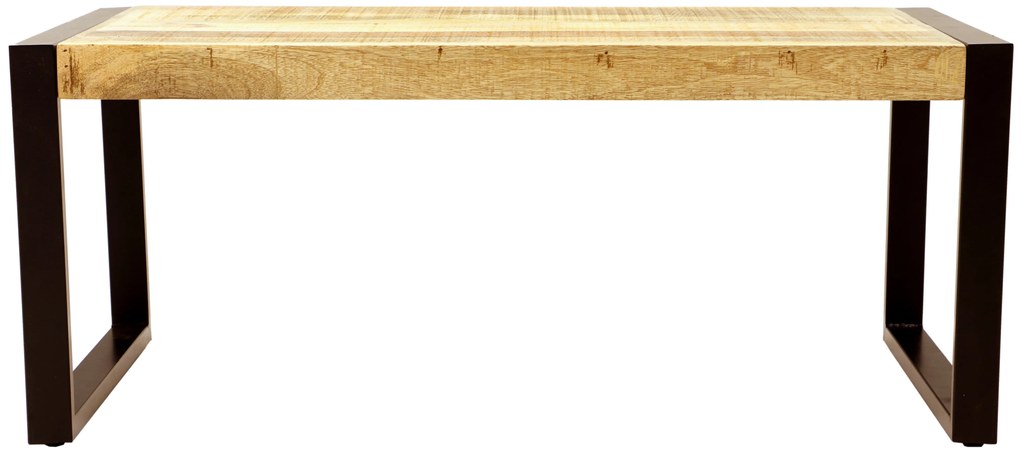 furniture-nabytek.cz - Konferenčný stolík kov a drevo mango 110x45x60