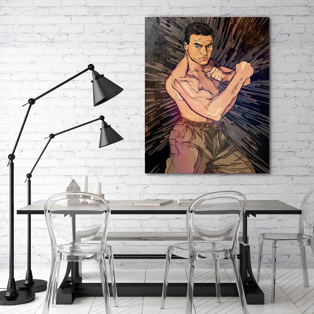 Gario Obraz na plátne Jean-Claude Van Damme - Nikita Abakumov Rozmery: 40 x 60 cm