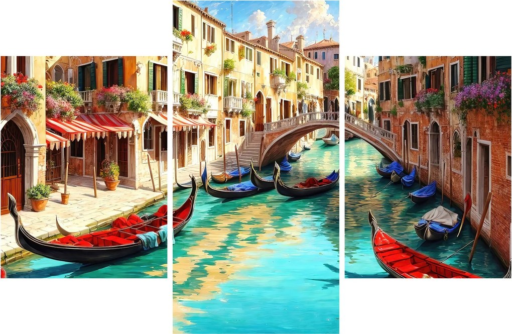Obraz - Benátky (90x60 cm)
