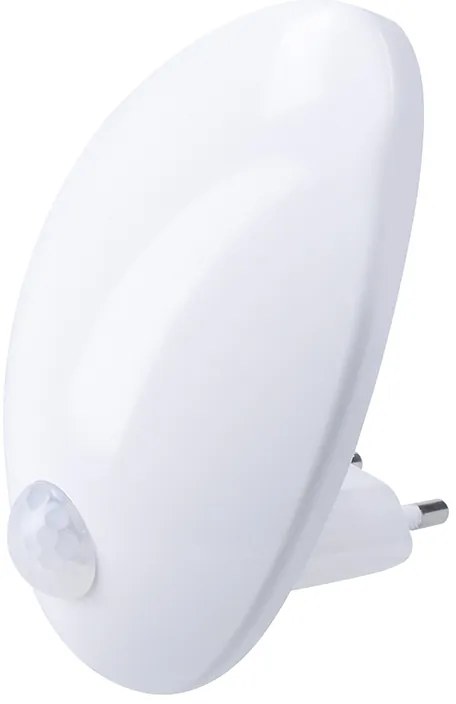 SOLIGHT LED nočné svetielko s pohybovým a svetelným sensorom 0,7W, 3000K, 230V