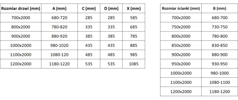 Mexen Exo, sprchovací kút s krídlovým dverami 80 x 80 cm, 6mm číre sklo, chrómový profil, 814-080-080-01-00