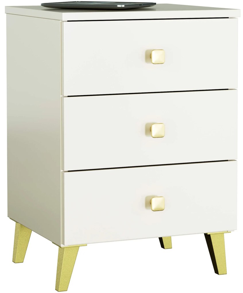 Komoda MOBI K-03 kašmír/zlatá