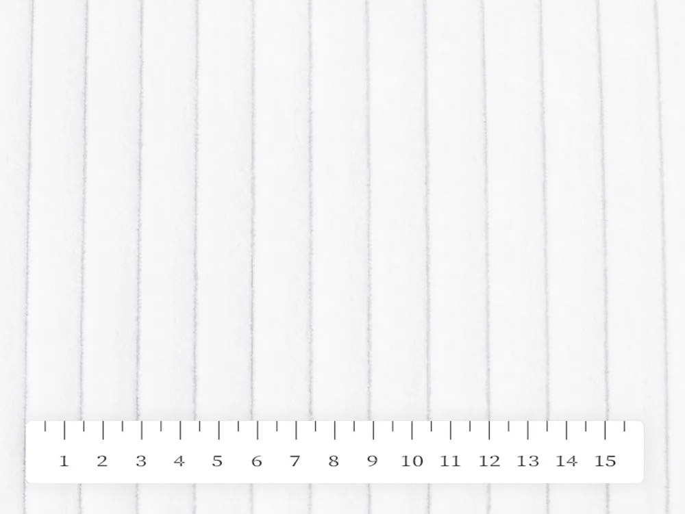 Látka Minky menčester MKM-004 Biela - šírka 150 cm