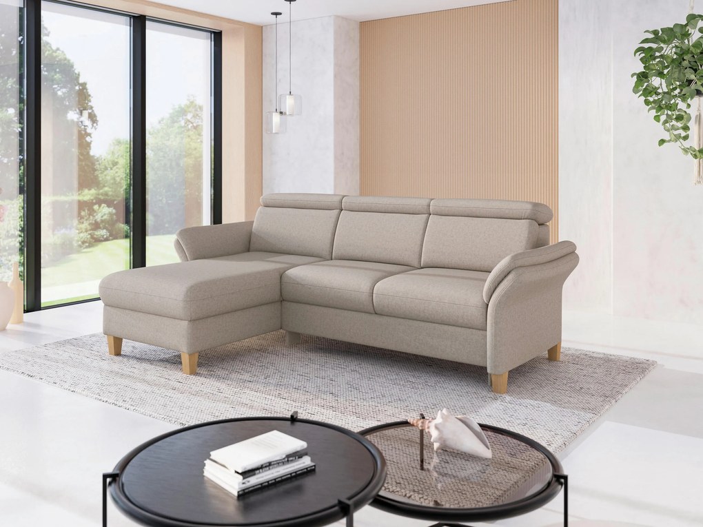 XXXLutz ROHOVÁ SEDAČKA, textil, taupe Sit & More - Sedačky - 000144025742