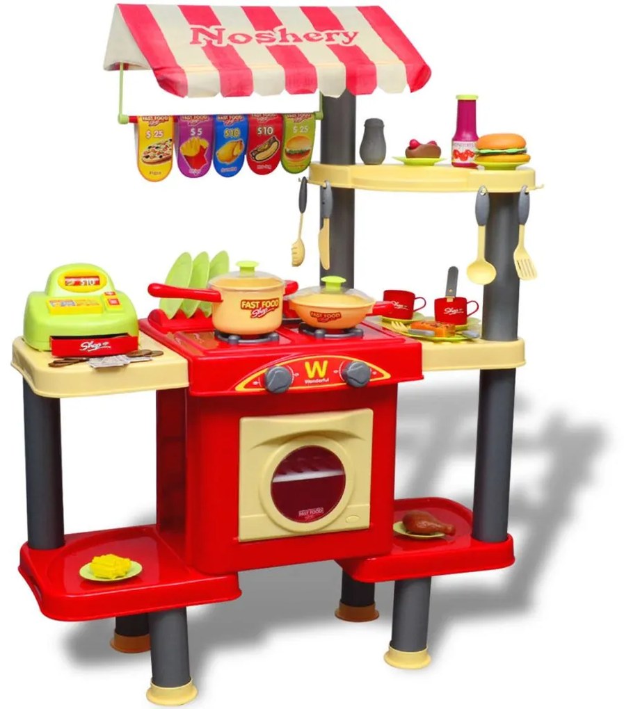 vidaXL Veľká detská hračkárska kuchynka