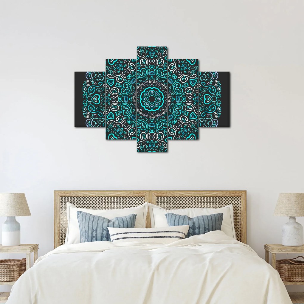 Obraz ornamentálne abstrakcie (150x105 cm)