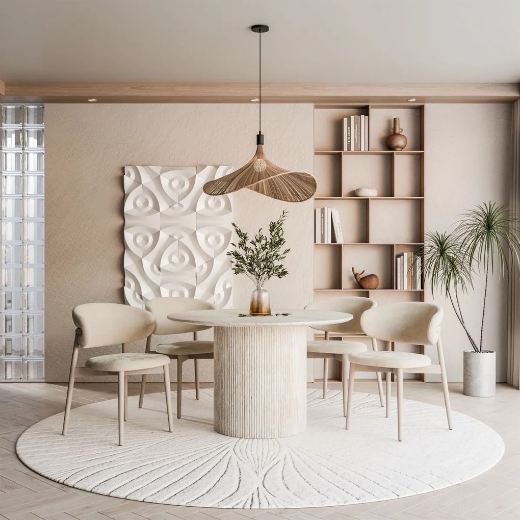 OKRÚHLY JEDÁLENSKÝ STÔL DEBORA PIESKOVEC 120 cm