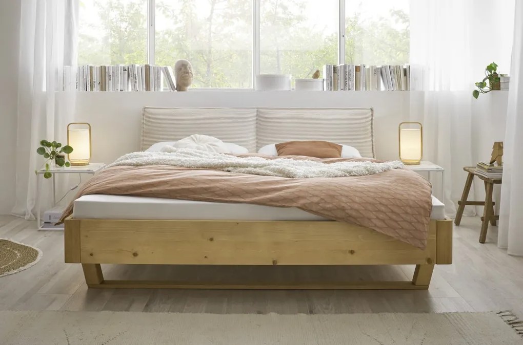 Posteľ z masívneho dreva Andria 180x200 cm, prírodný smrek