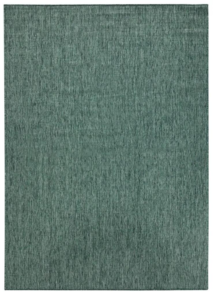 NORTHRUGS - Hanse Home koberce Kusový koberec Twin-Wendeteppiche 103095 grün creme – na von aj na doma - 80x350 cm