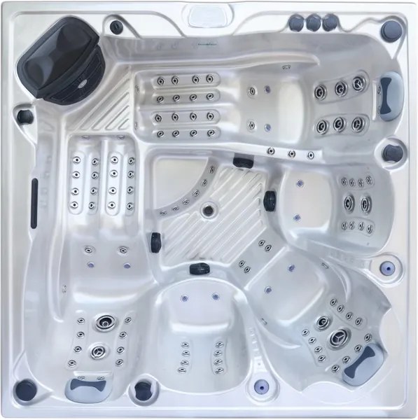 Akrylátová vírivka Everest Everest cappucino s hnědou bočnicí