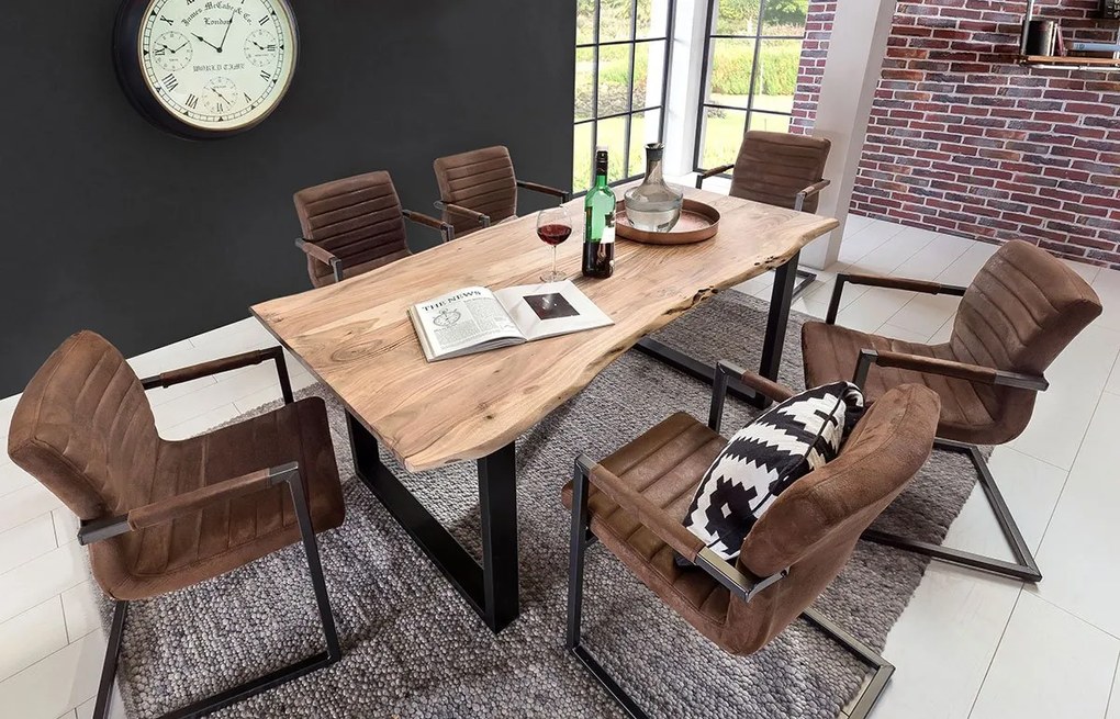 Jedálenský stôl TABLES & BENCHES CURVE RECTANGLE 180 × 100 × 78 cm rozmer stola v závislosti na zvolenom variante SIT MÖBEL