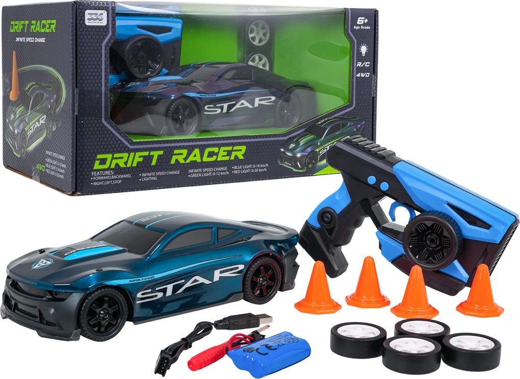 Ramiz R/C STAR vozidlo Modrá