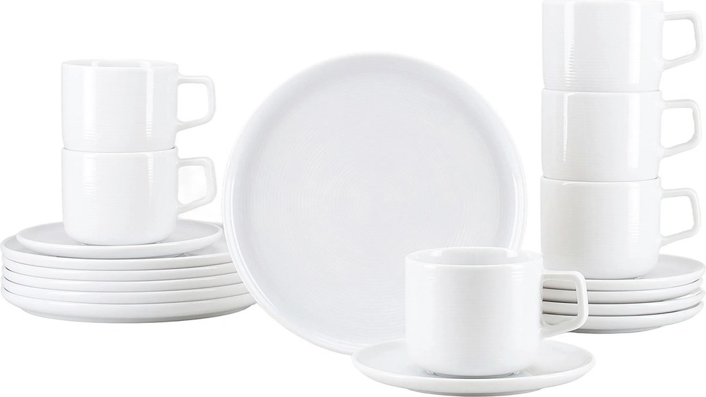 XXXLutz KÁVOVÝ SERVIS Session White 18-dielne Creatable - Online Only bytové doplnky - 007768075201